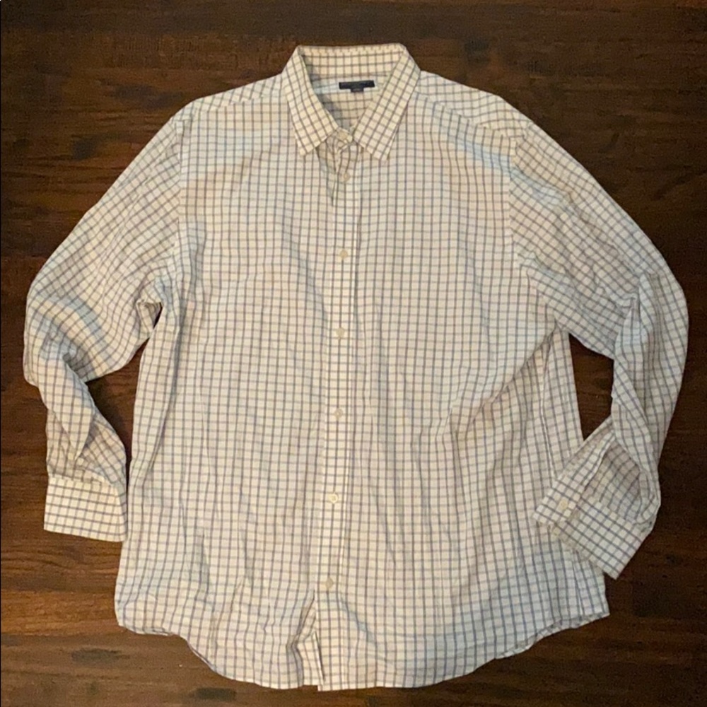 Banana Republic Dress Shirt XXL 18-18 1/2 White